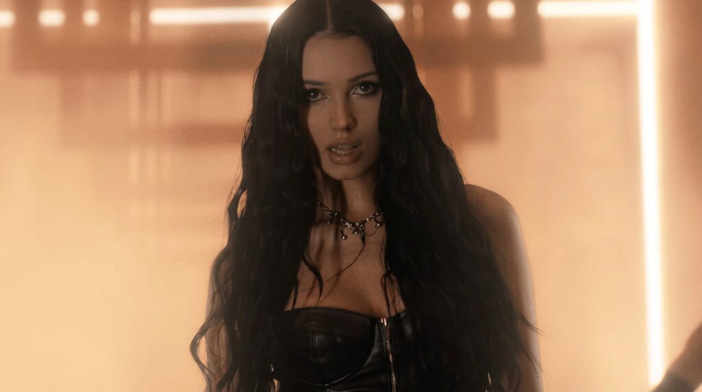 Daria Zaritskaya in NOAPOLOGY Bad News official music video